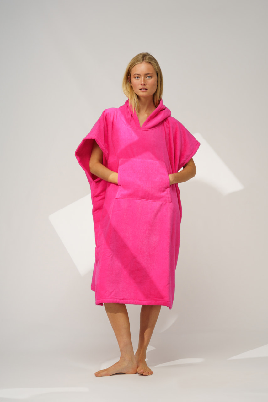 Futah - Ericeira Neon-Pink Frottiergewebe Surfanzüge (3)