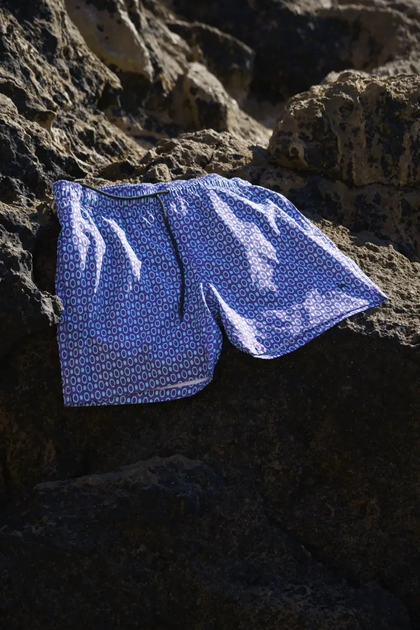 Futah - Pulse Blaue Klassische Badeshorts (12)