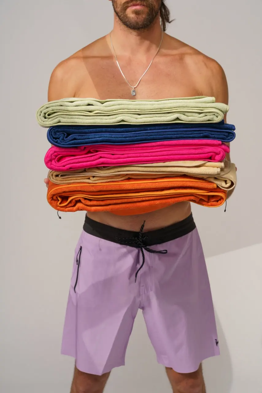 Futah - Ericeira Mokka  Frottiergewebe Strandtuch (7)