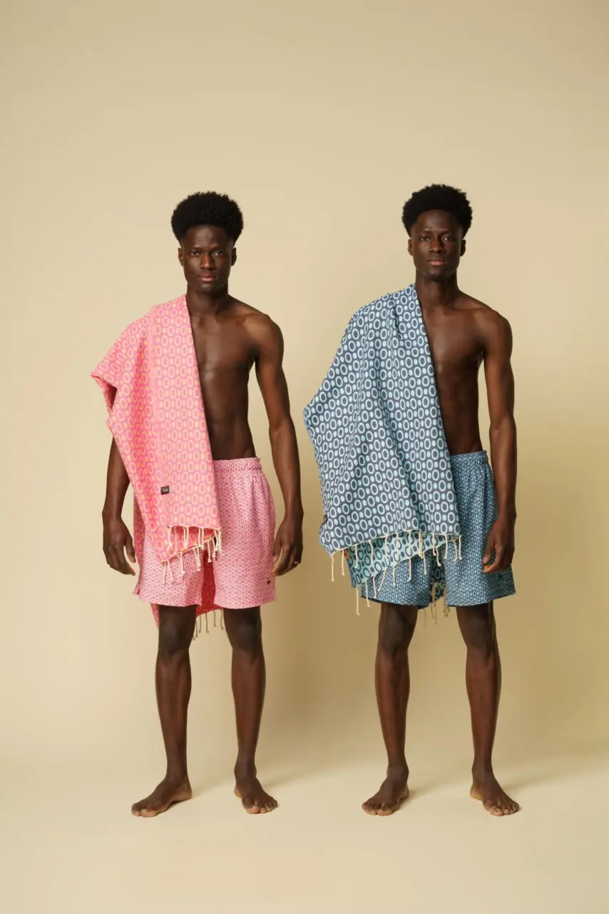 Futah - Pulse Salmon Klassische Badeshorts (10)