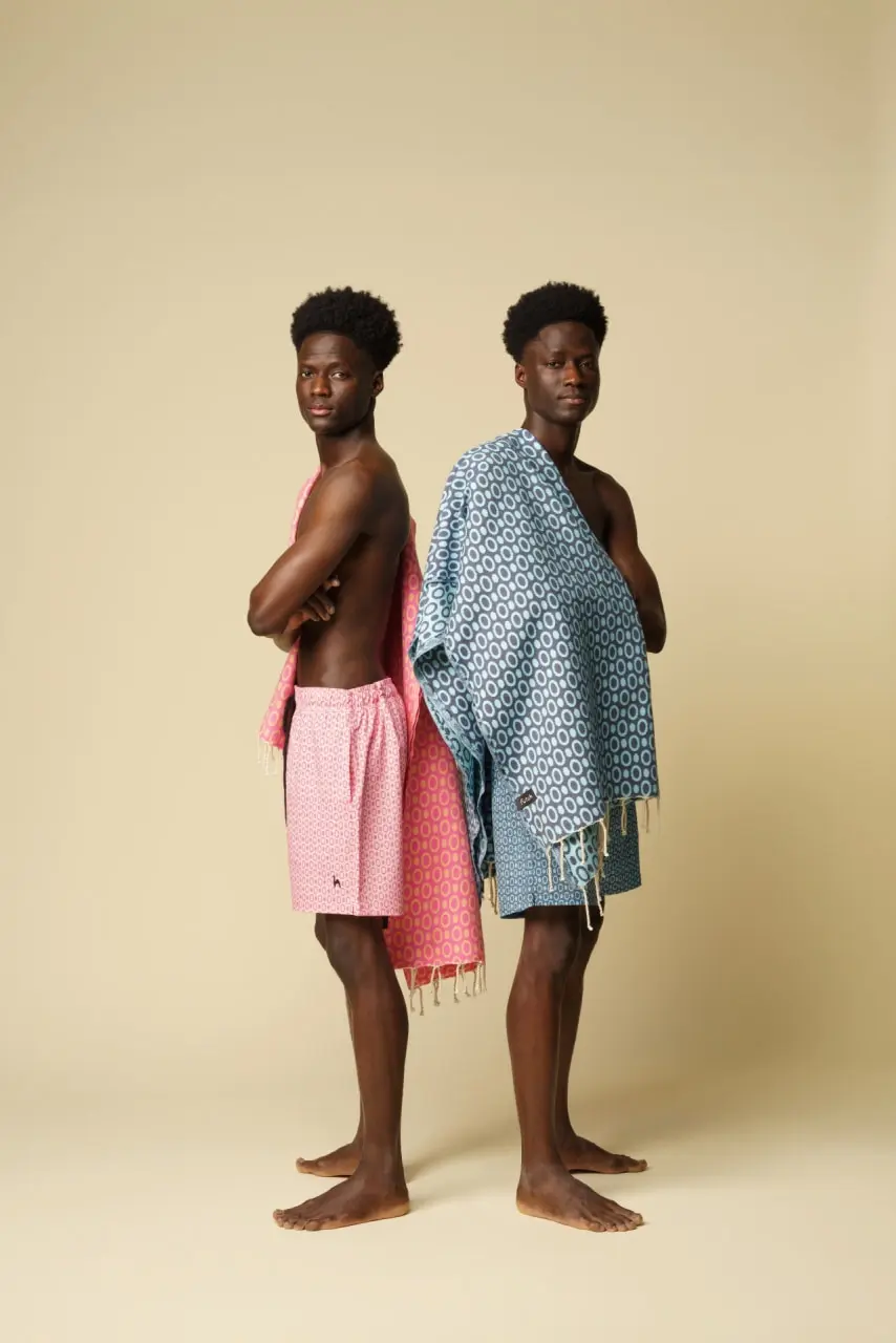 Futah - Pulse Salmon Klassische Badeshorts (9)