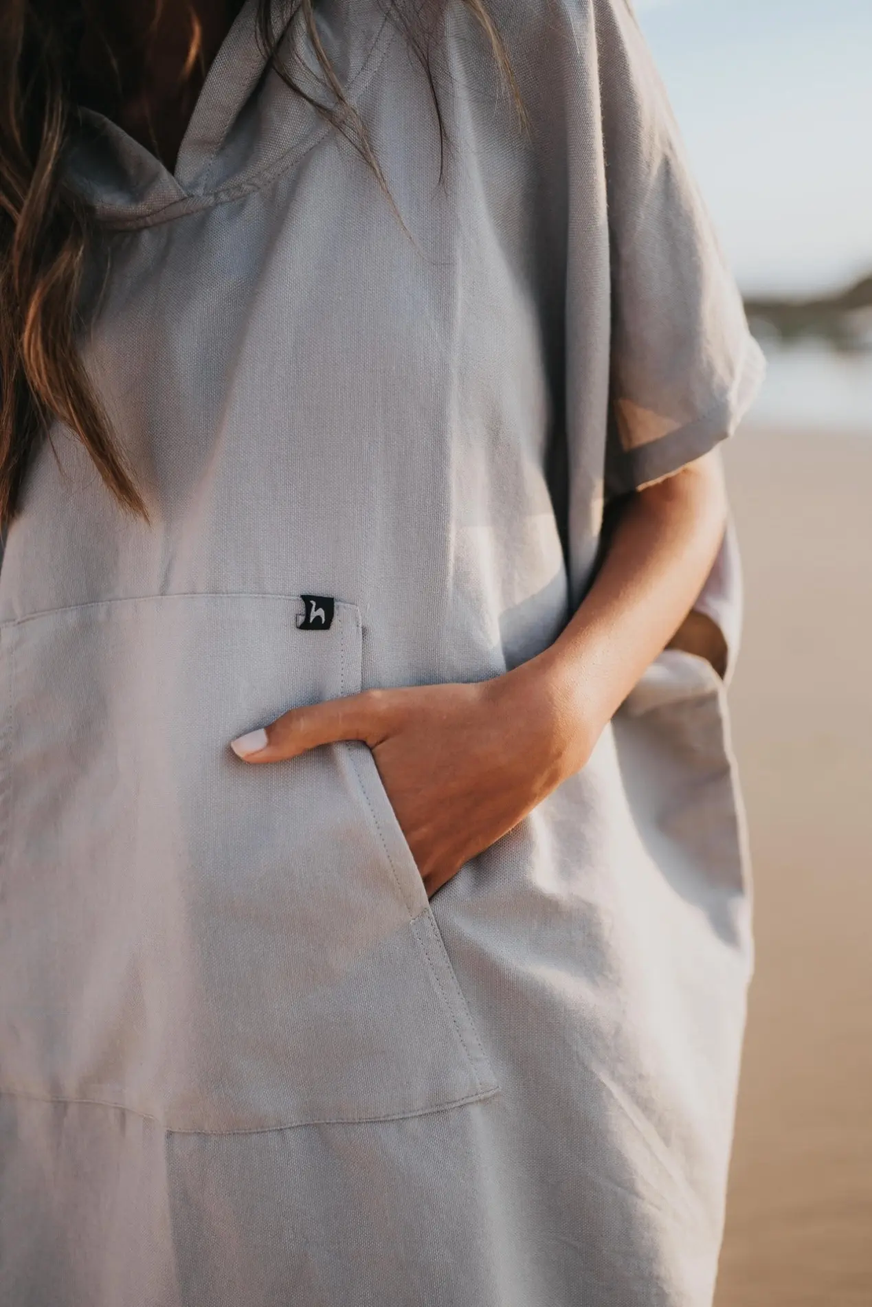 Futah - Ericeira Grau Poncho (5)