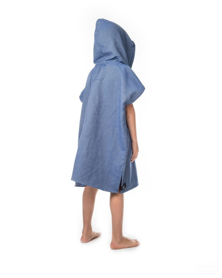 Ericeira Blue Kids Poncho  (2)