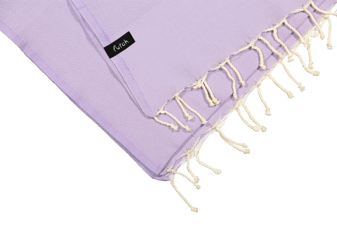 Futah - Ericeira Lilac Strandtuch (2)