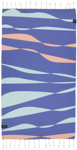 Sea Storm Blue Kinderhandtuch