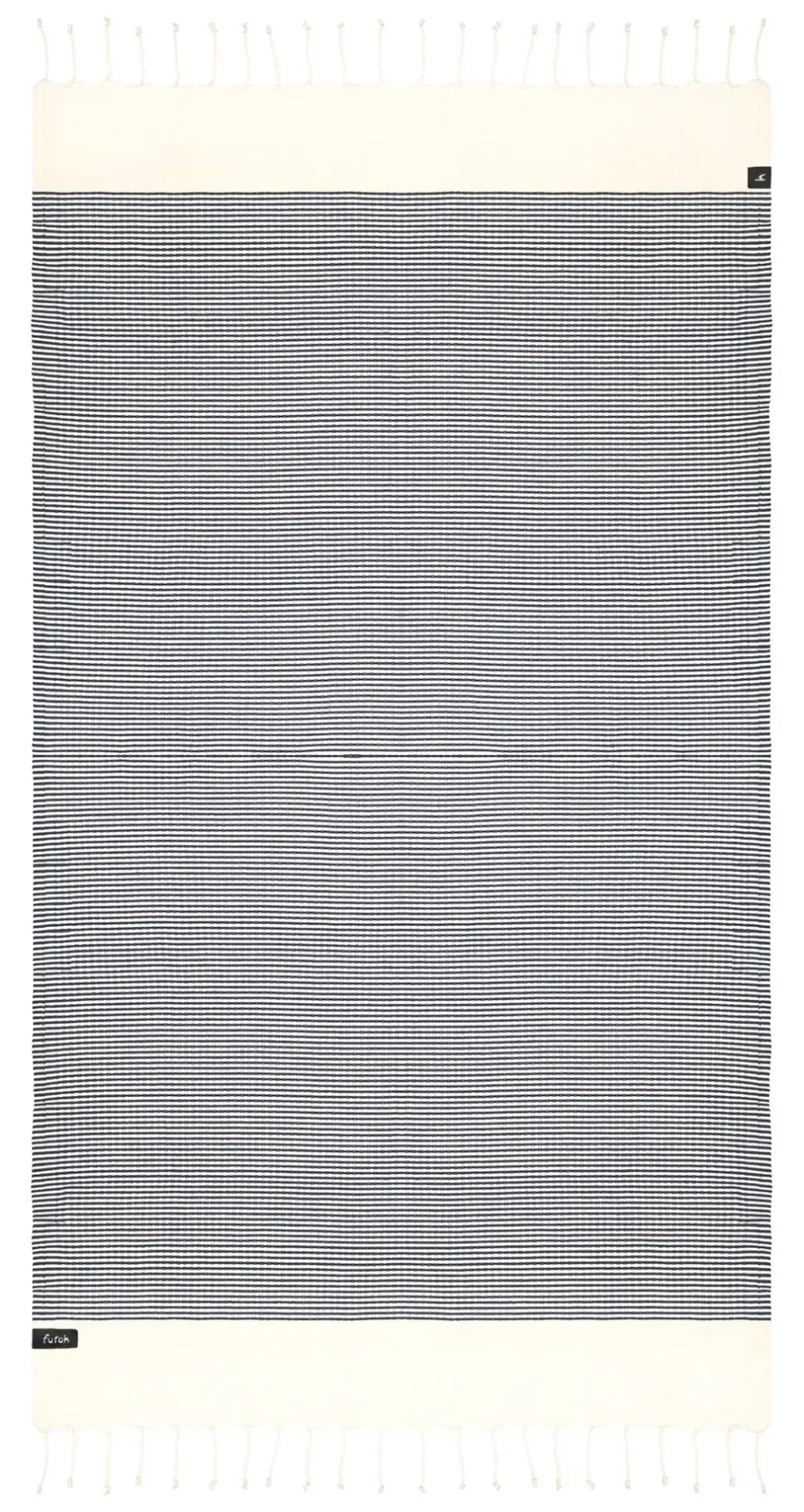 Futah - Nazaré Schwarz Strandtuch (1)