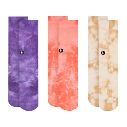 3-Pack Tie Dye Sportsocken A