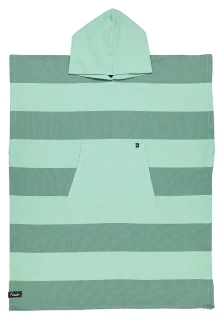 Bedu Green & Light Green Poncho