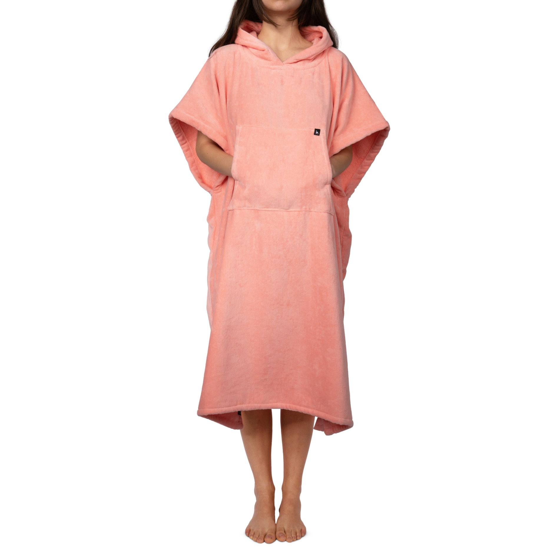 Futah - Ericeira Koralle Frottee Poncho  (3)