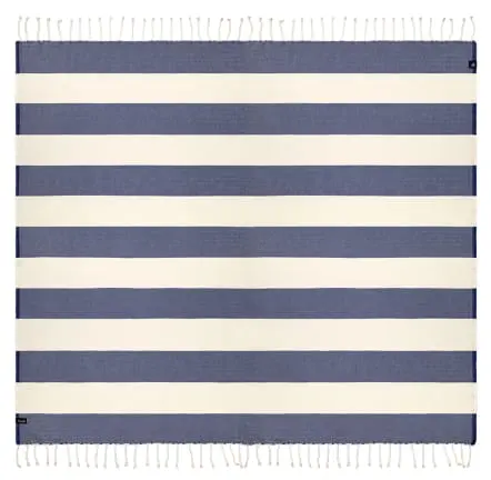 Bedu Blau Großes Strandtuch