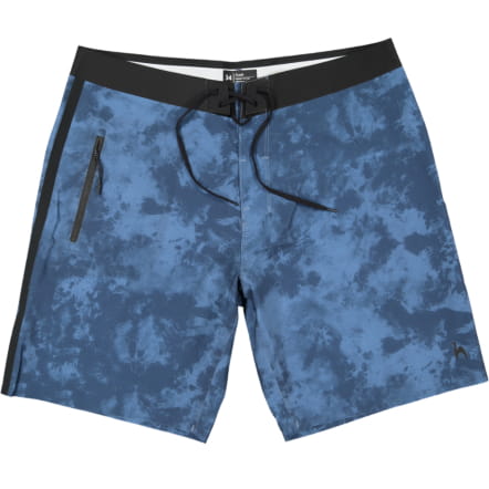 Tie Dye Blau Grau Badeshorts