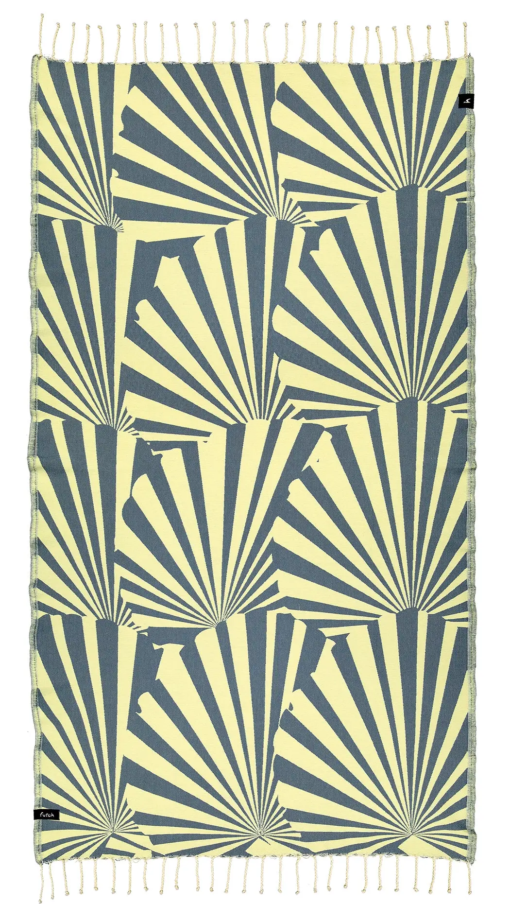 Futah - Taiga Blau Strandtuch (1)