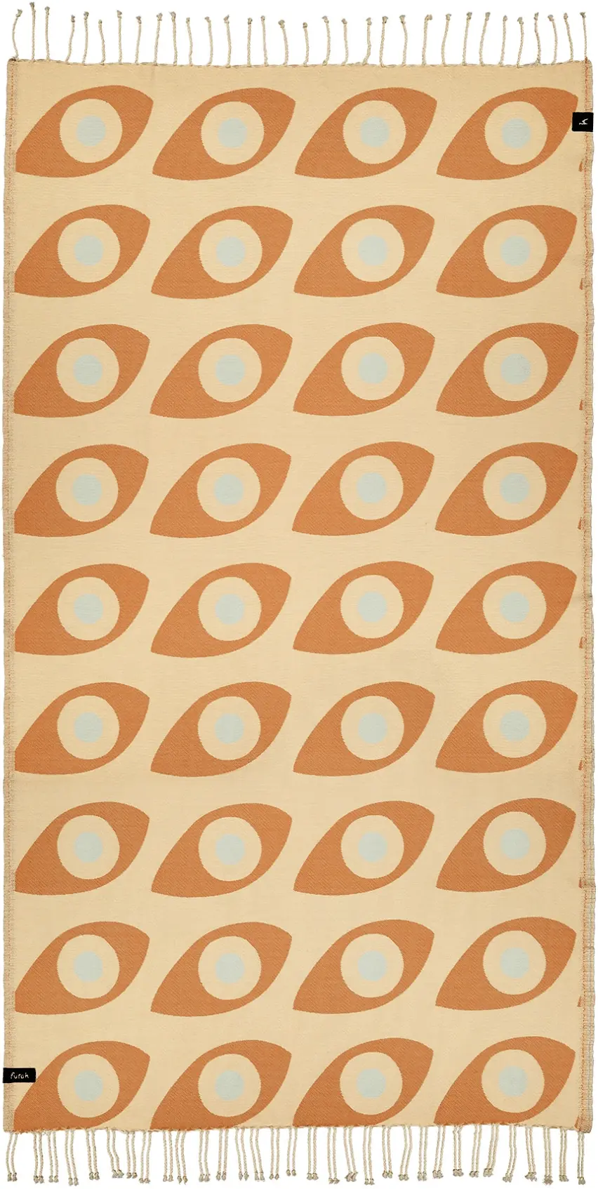Futah - Daintree Aprikose Strandtuch  (1)