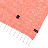 Amazonica coral _Detaill_ INDIVIDUAL BEACH TOWEL_min