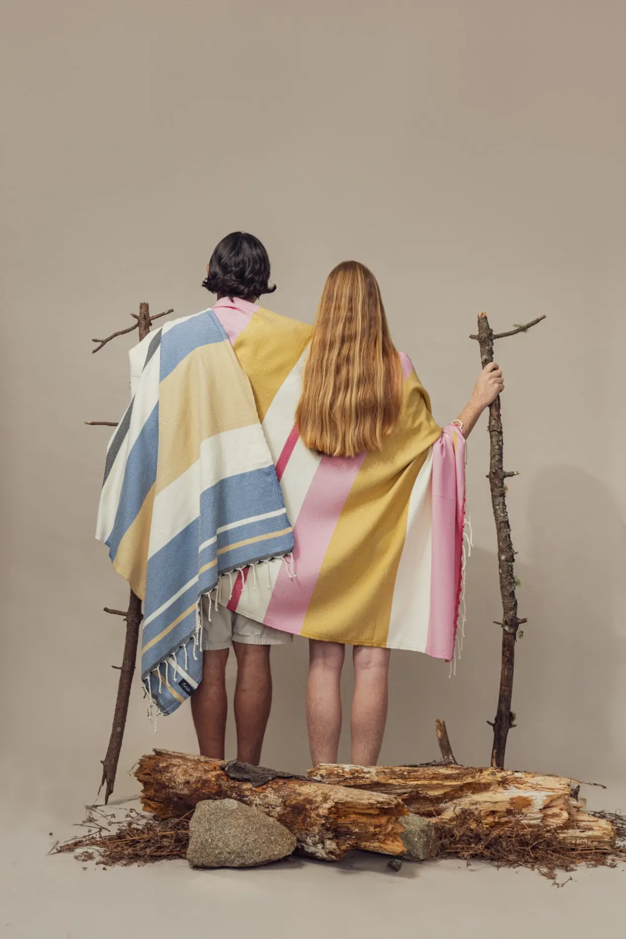 Futah - Papua Blau Strandtuch (3)