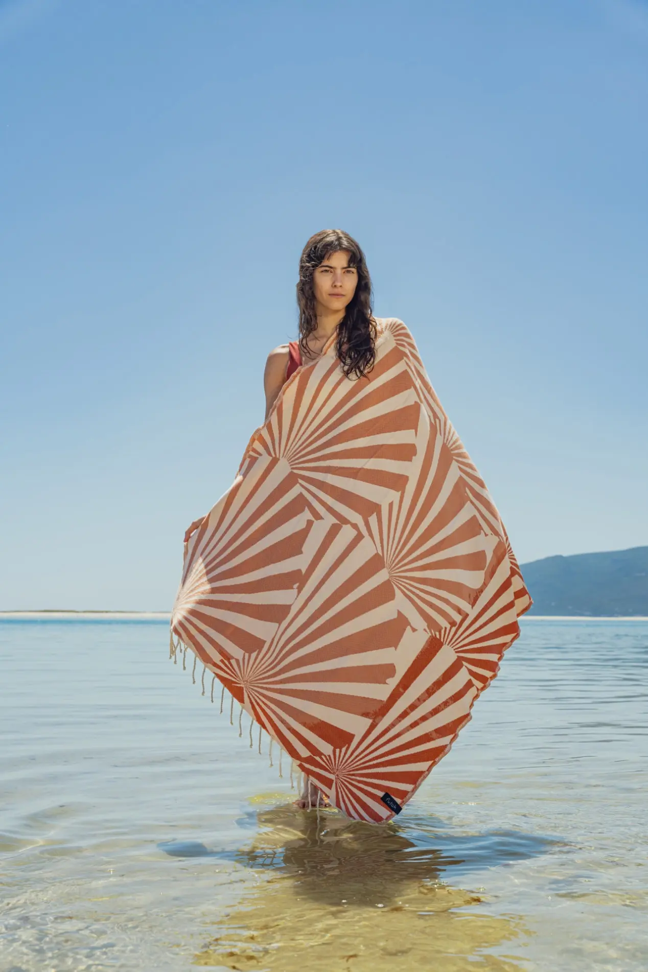 Futah - Taiga Aprikose Strandtuch  (5)