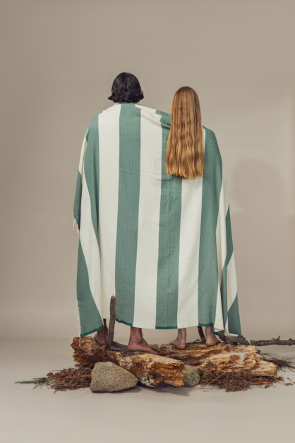 Bedu Grün Große Strandtuch (2)