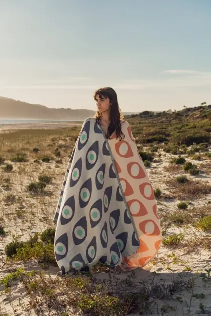 Daintree Aprikose Strandtuch  (2)