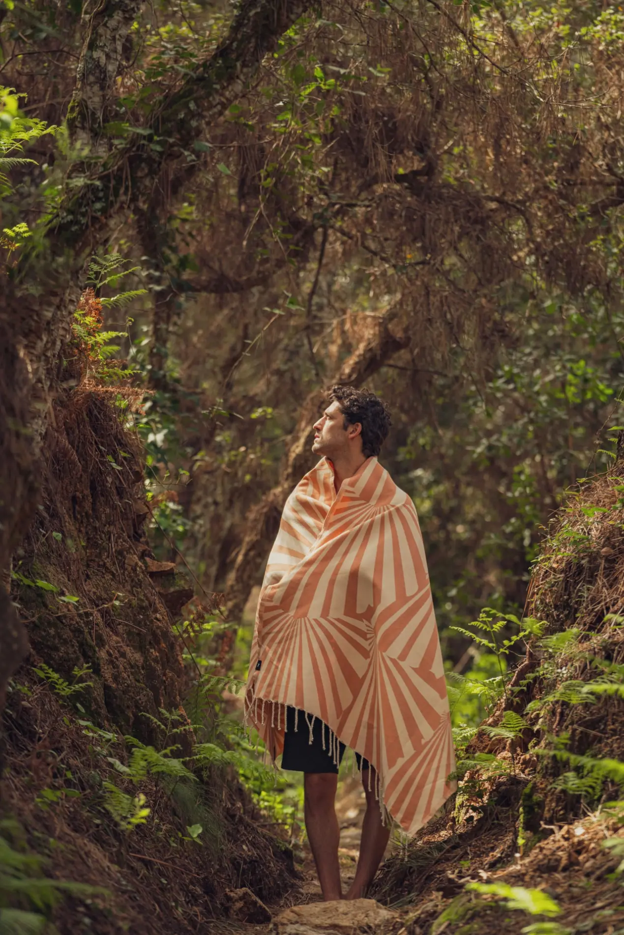 Futah - Taiga Aprikose Strandtuch  (4)