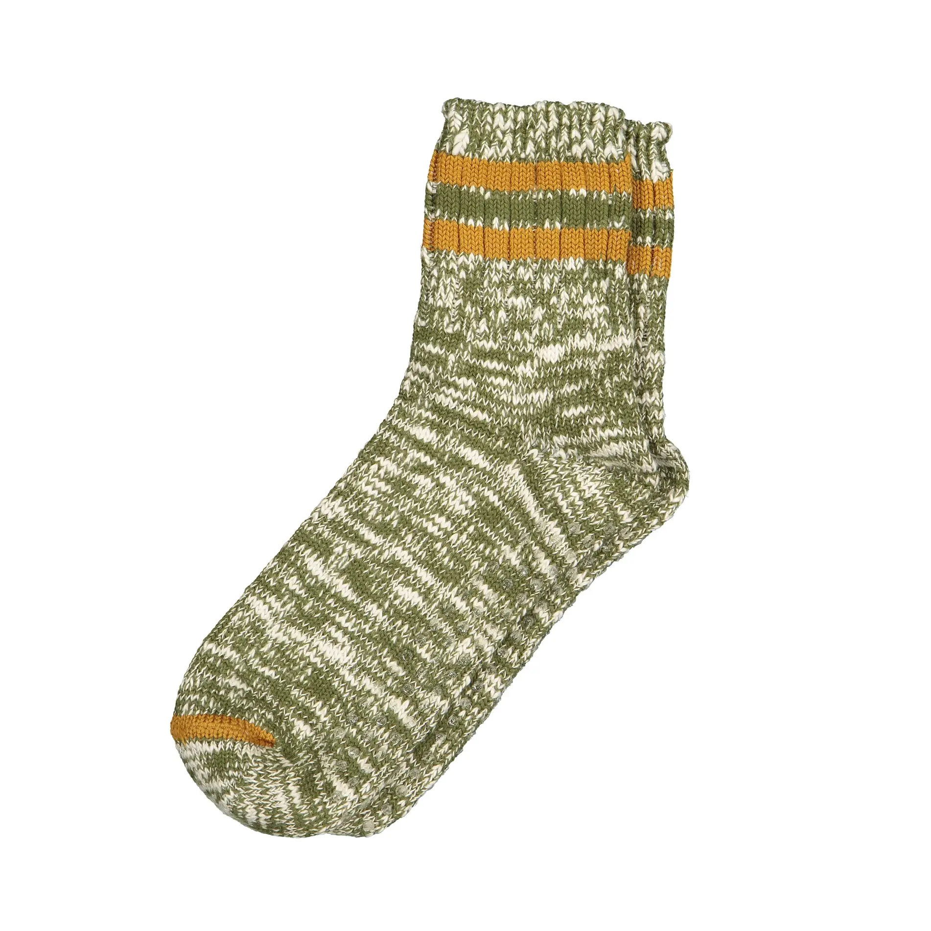 Futah - Green Flamé Cotton Socks (1)