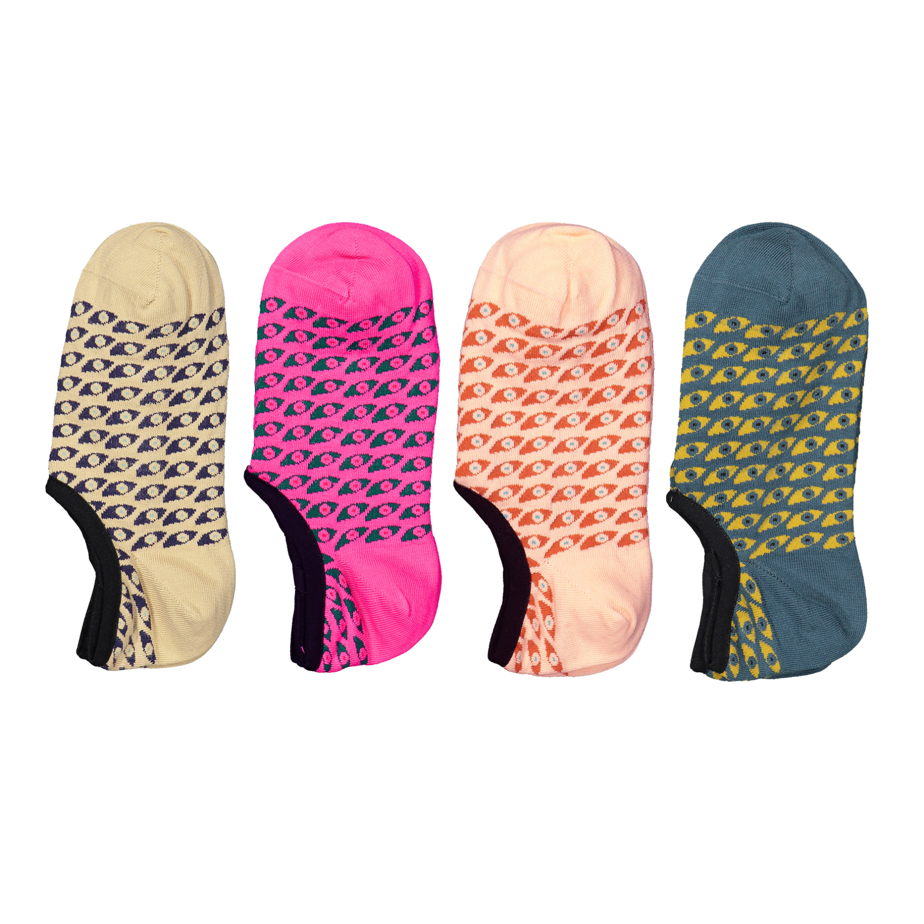Futah - 4-Pack Daintree No Show Socken (1)