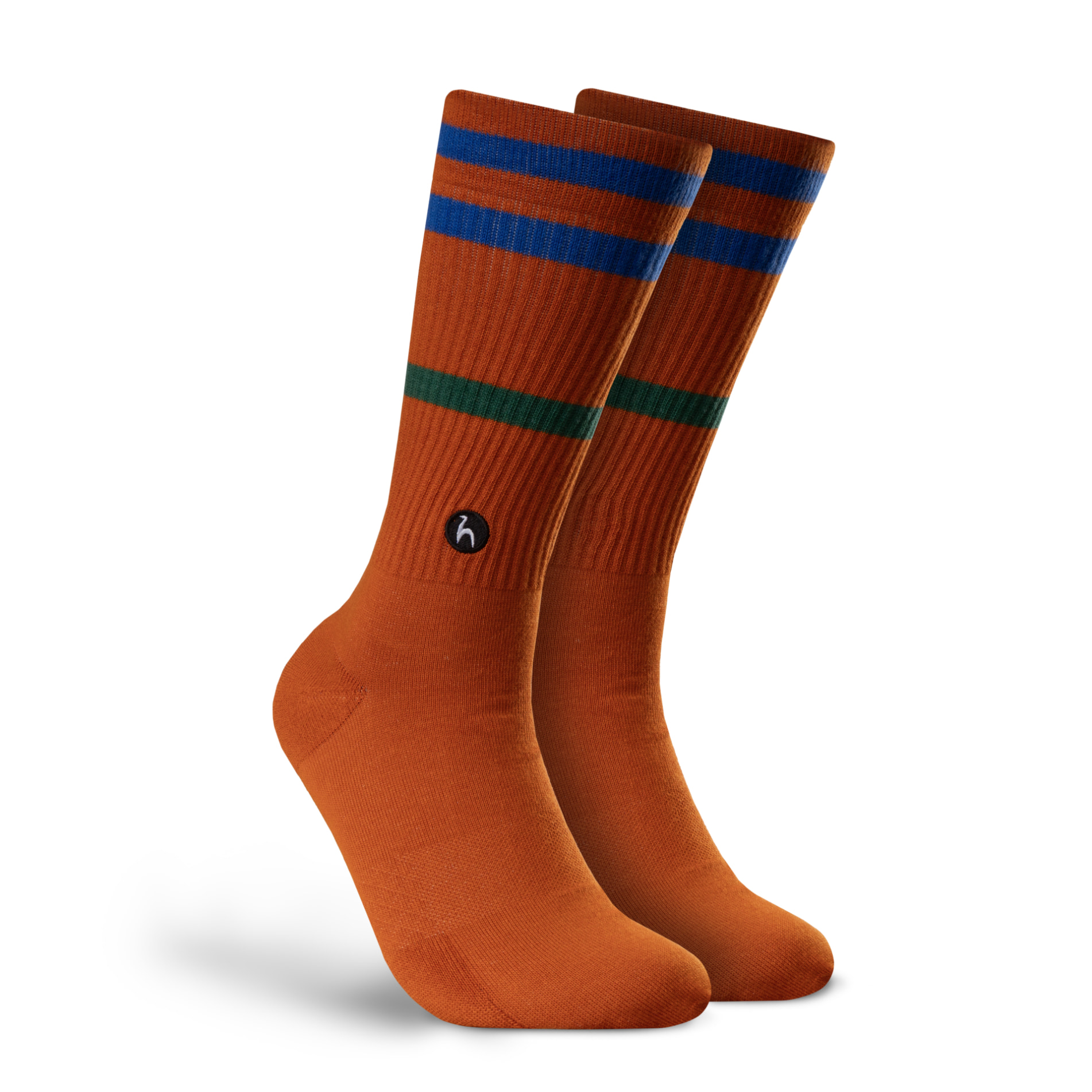 Futah - Gestreift Ton Blau socken (1)