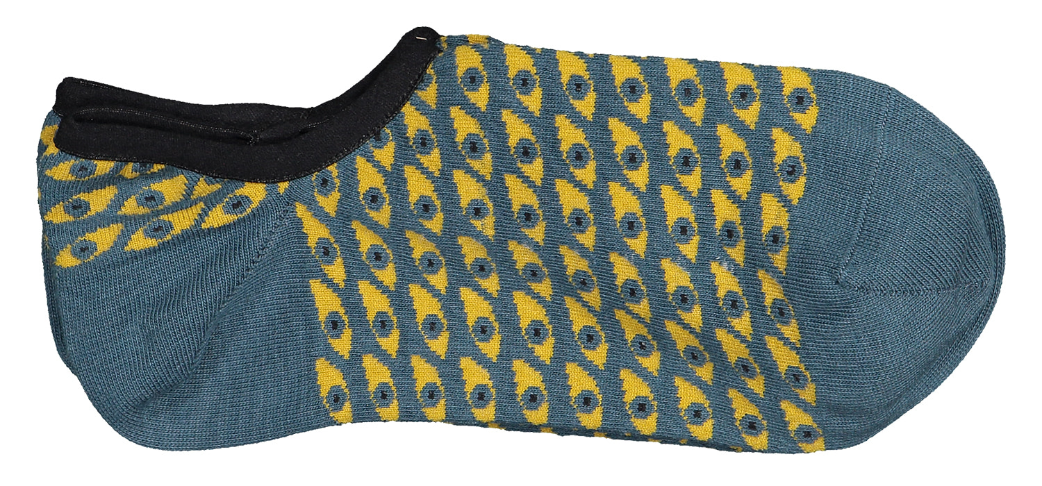 Futah - Daintree No Show Blaue Socken (1)