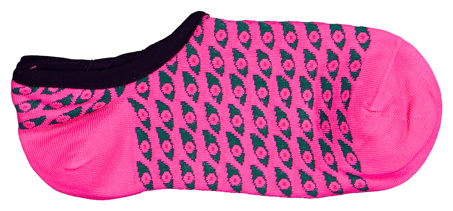 Futah - Daintree No Show Pink Socken (1)