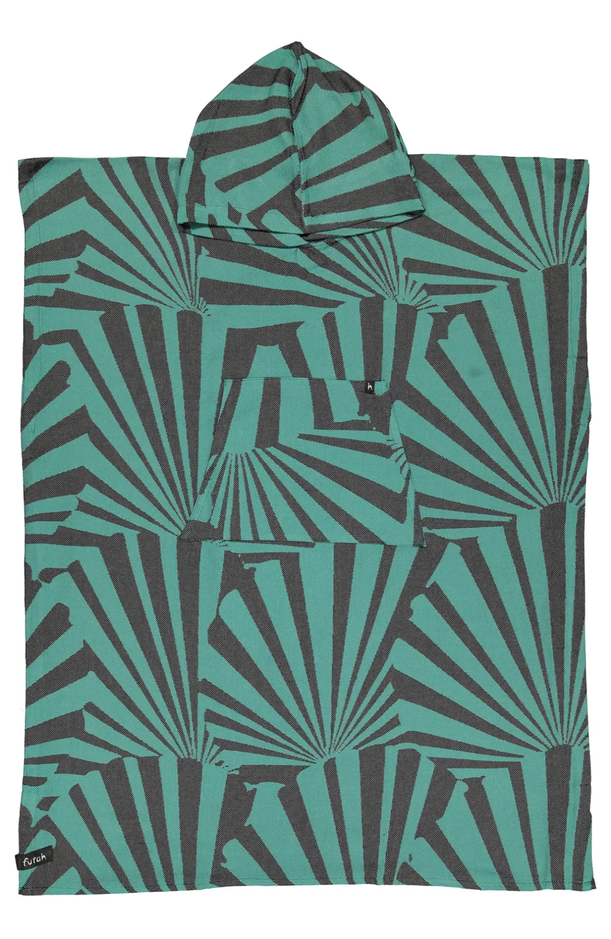 Futah - Poncho Taiga Grün (1)