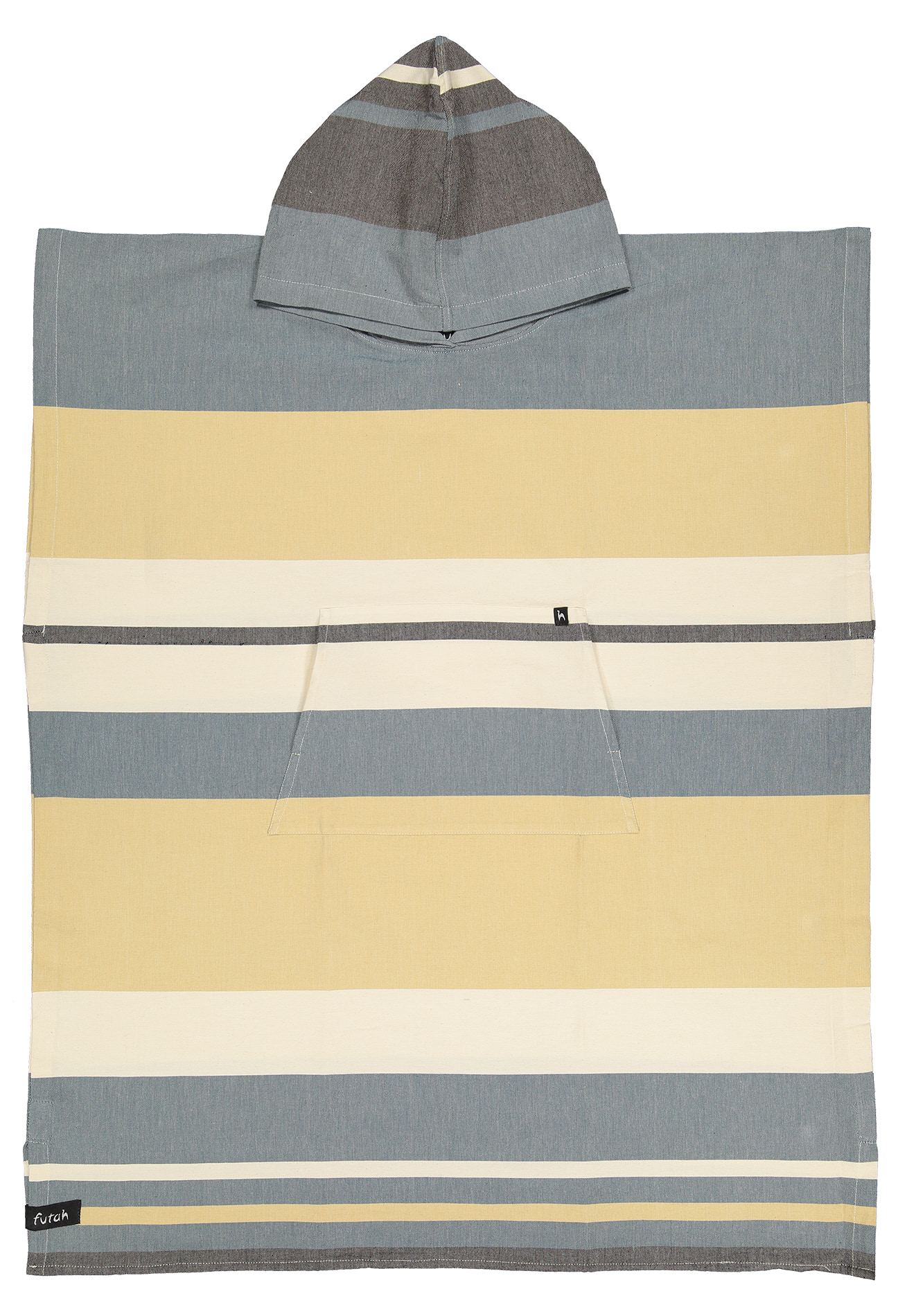 Futah - Papua Blau & Mokka Poncho (1)