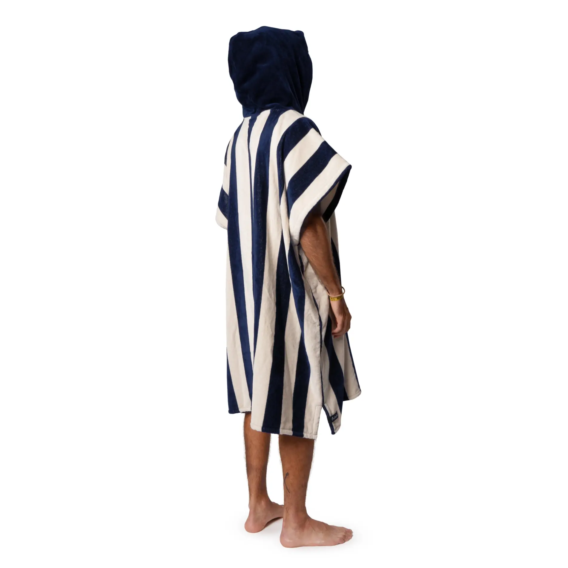 Futah - Bedu Blue Terry Poncho  (6)
