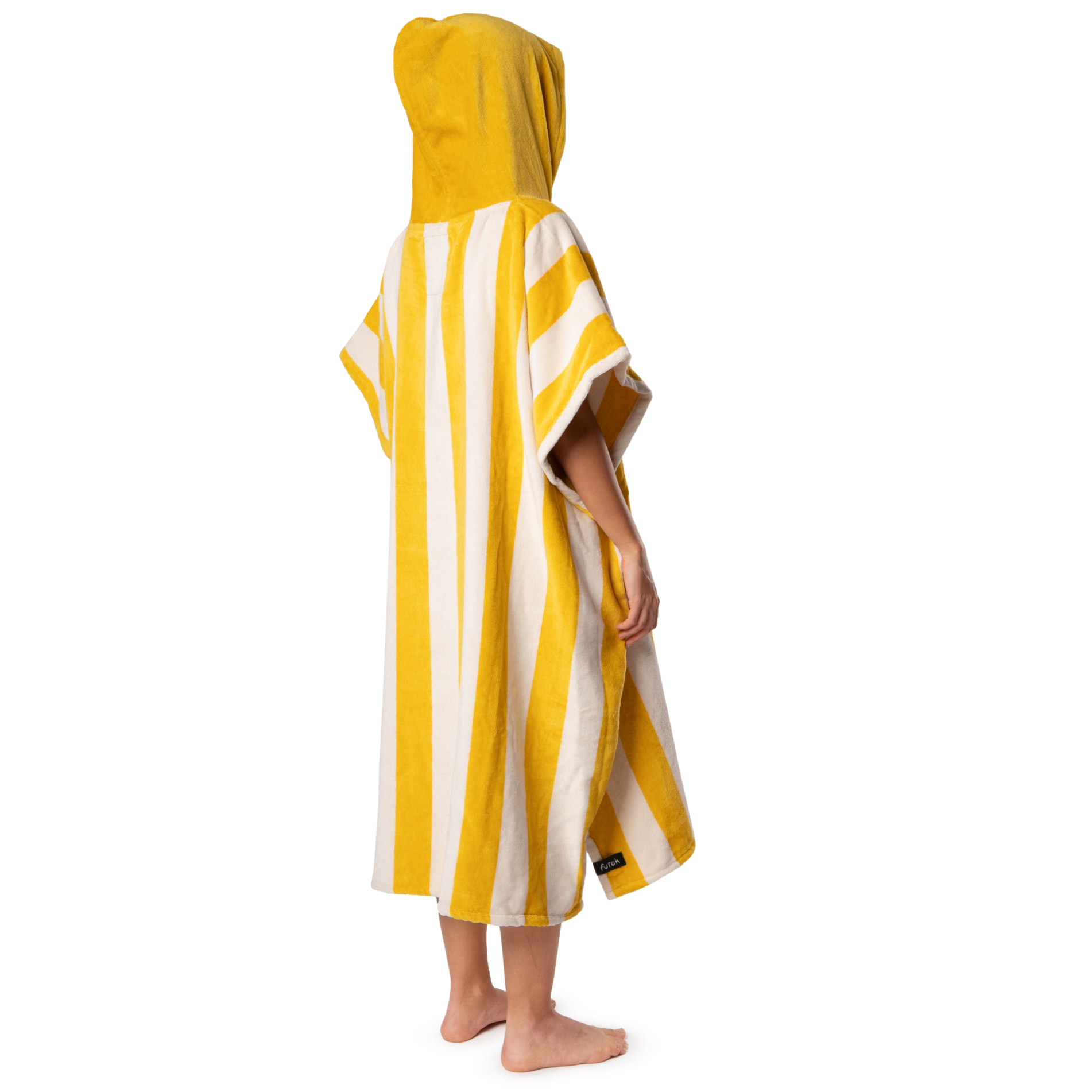 Futah - Bedu Gelb Frottee Poncho (5)