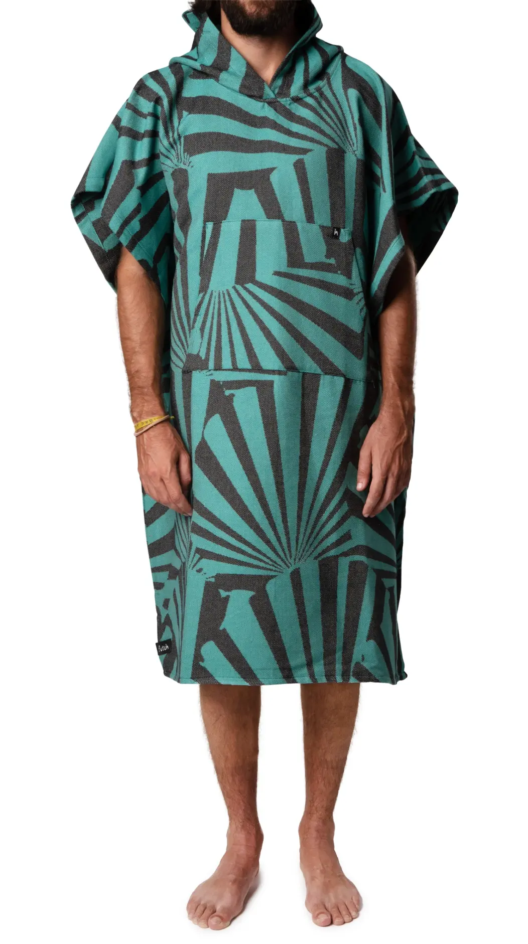 Futah - Poncho Taiga Grün (3)