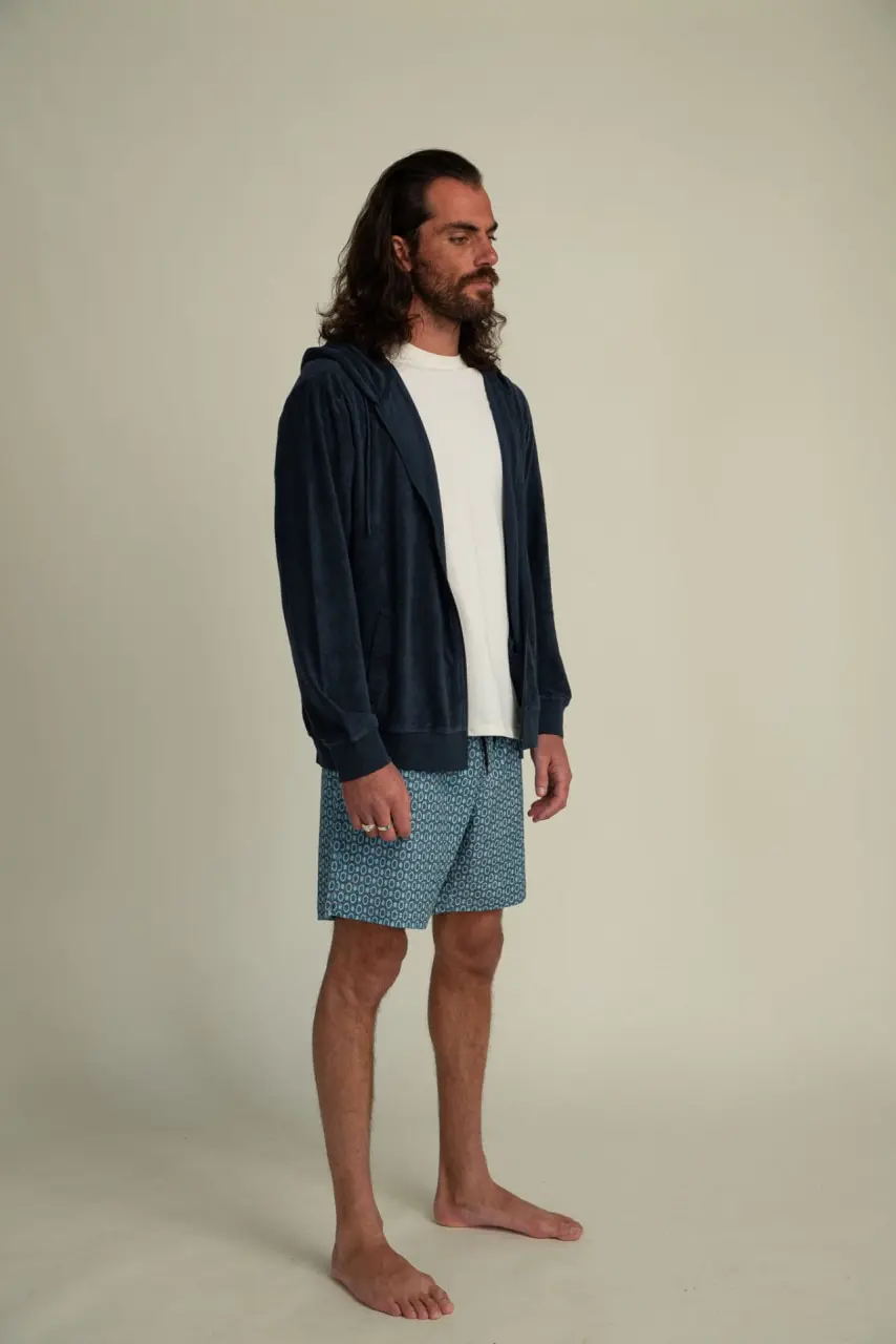 Futah - Terry Hoodie Blue (2)