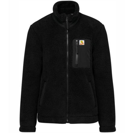 Sherpa Jacke Schwarz