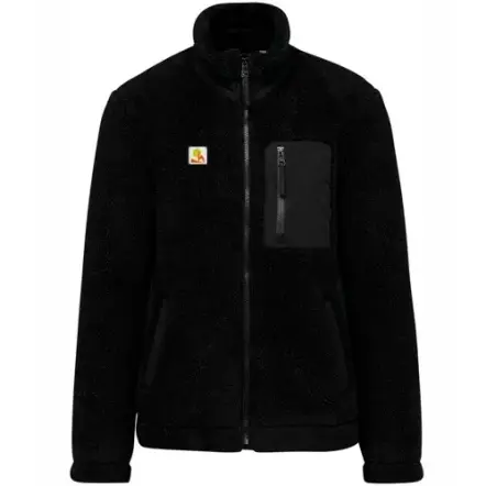 Sherpa Jacke Schwarz