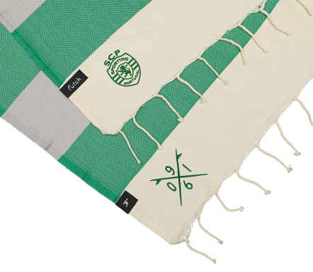 Sporting Clube de Portugal Strandtuch - Offiziell (2)