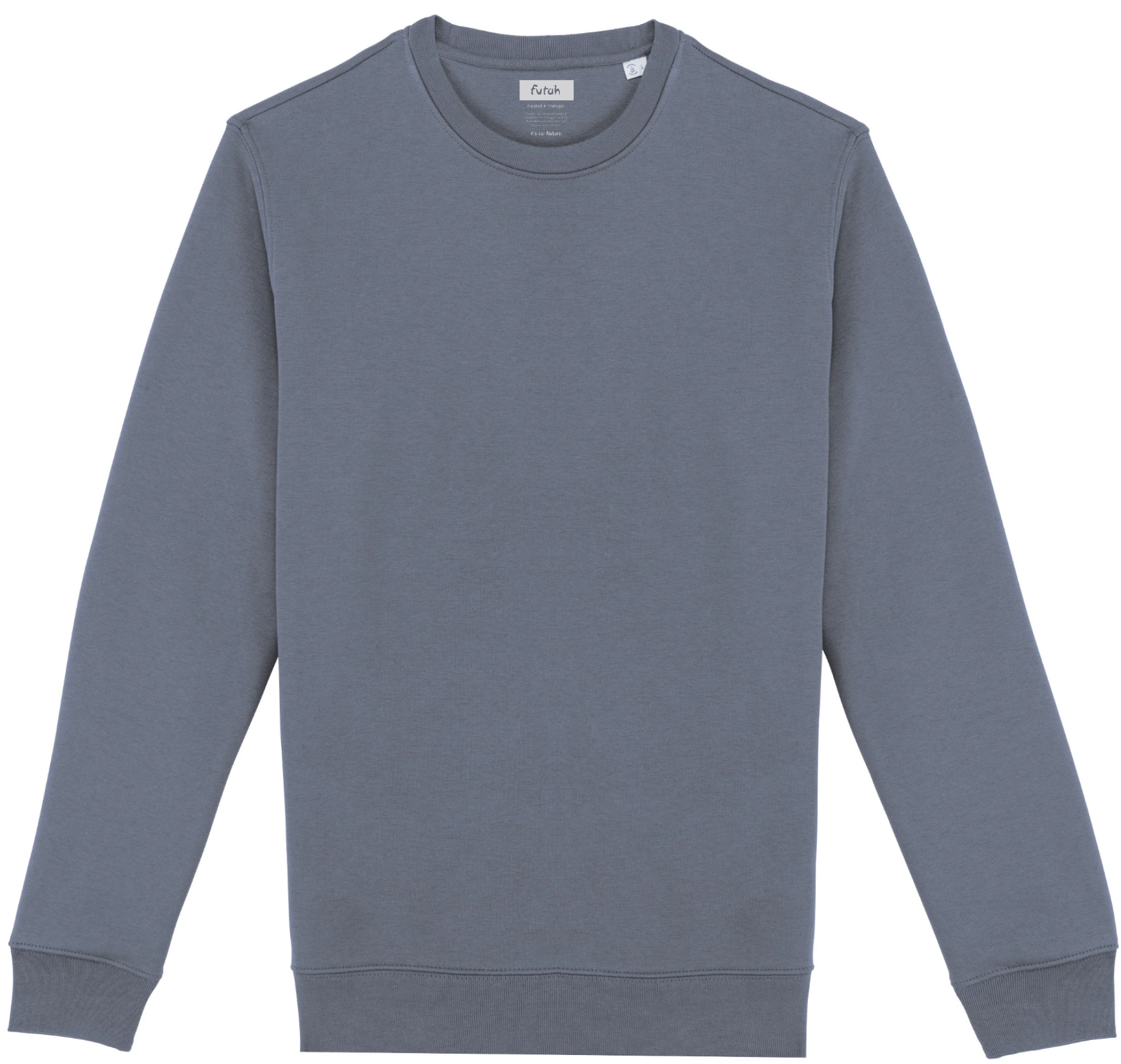 Futah - Sweatshirt Bio-Baumwolle - Strand Grau (4)