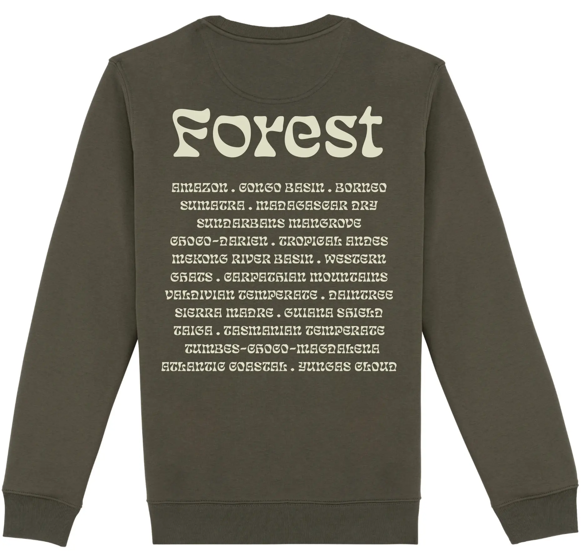 Futah - Organic Cotton Sweatshirt - Forest (3)