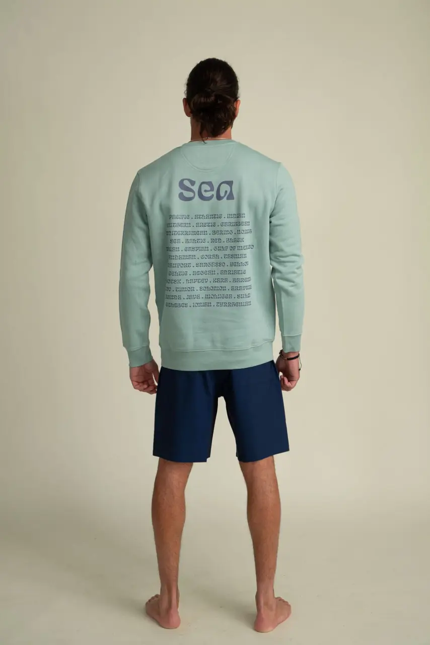 Futah - Sweatshirt Bio-Baumwolle - Sea (2)