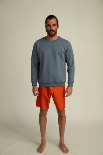 Sweatshirt Bio-Baumwolle - Strand Grau (2)