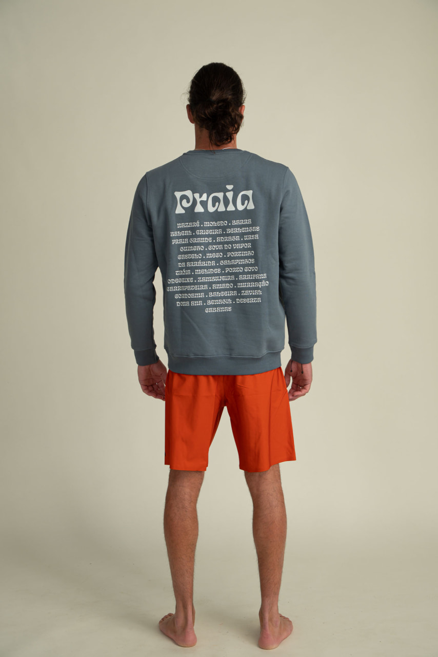 Futah - Sweatshirt Bio-Baumwolle - Strand Grau (2)