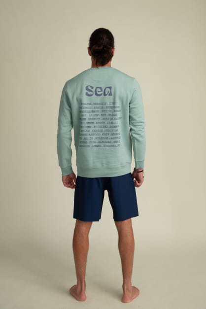 Sweatshirt Bio-Baumwolle - Sea