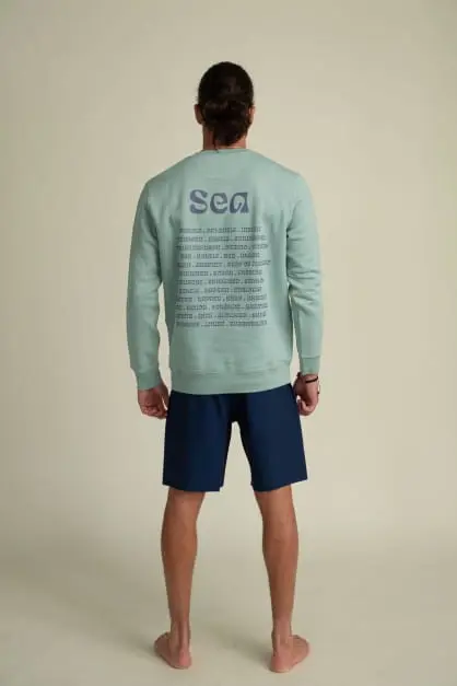 Futah Sweatshirt Bio-Baumwolle - Sea