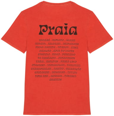 Paprika T-Shirt aus Bio-Baumwolle - Strand