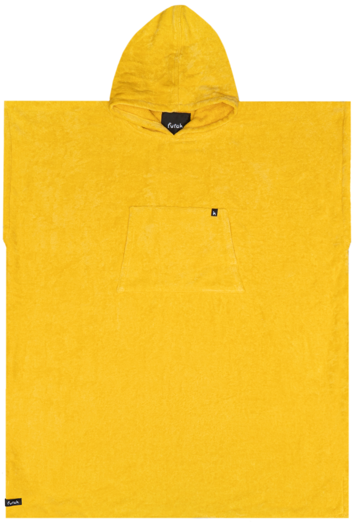 Futah - Ericeira Gelb Frottee Poncho  (1)