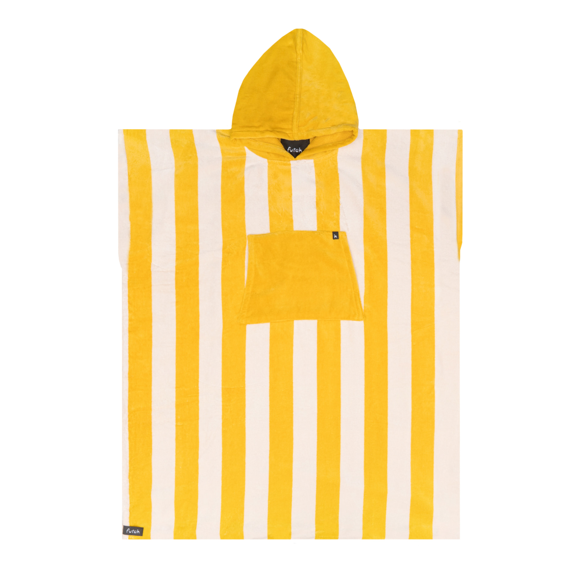 Futah - Bedu Gelb Frottee Poncho (1)
