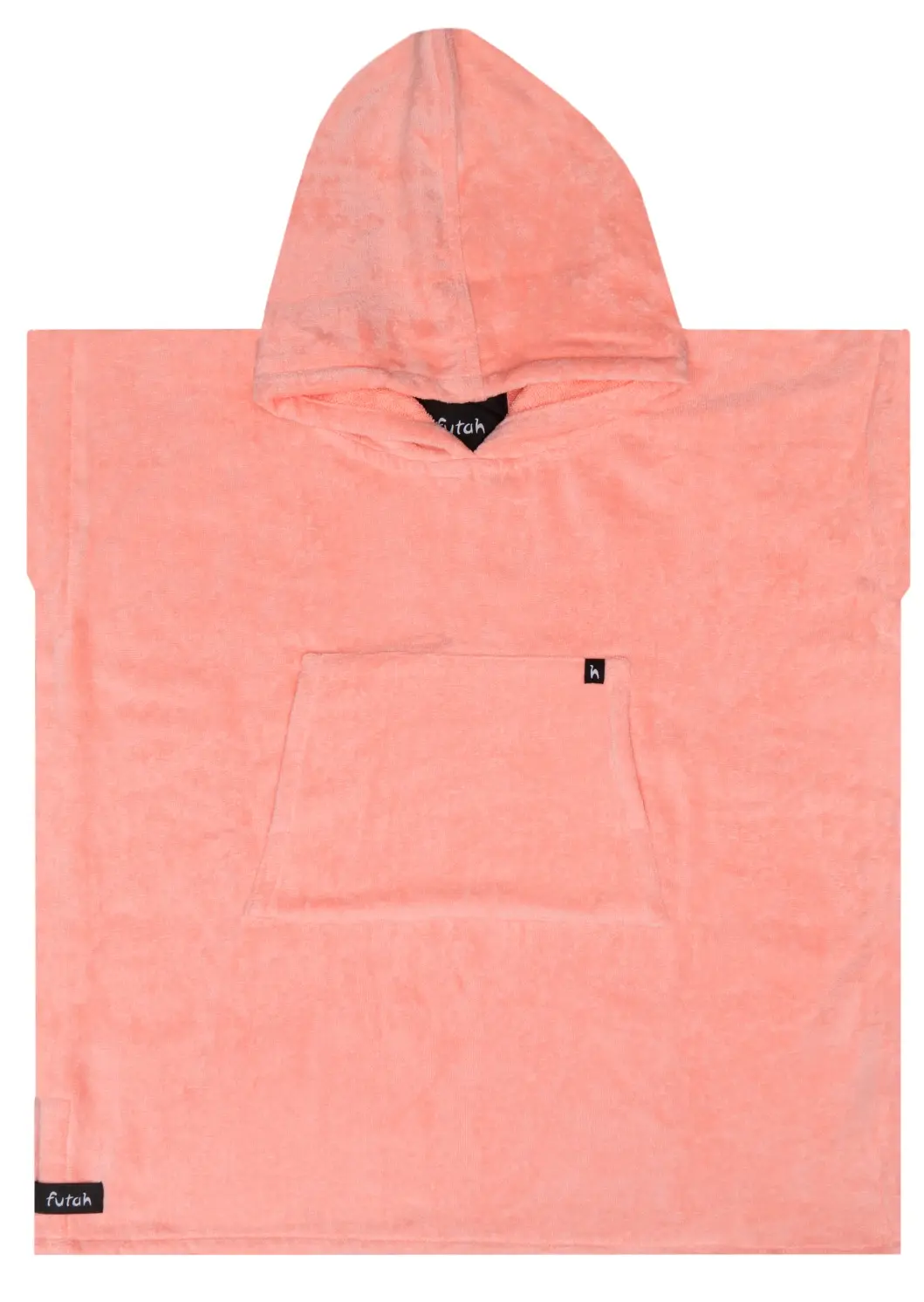 Futah - Ericeira Koralle Frottee Poncho Kinder (1)