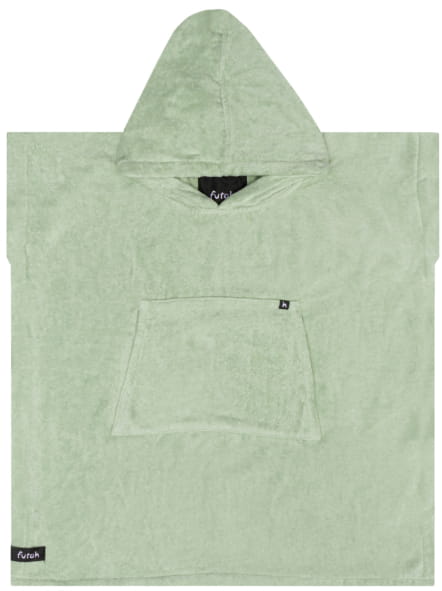 Futah Ericeira Green Terry Poncho