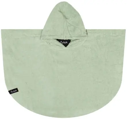 Ericeira Grüner Frottee Poncho Baby